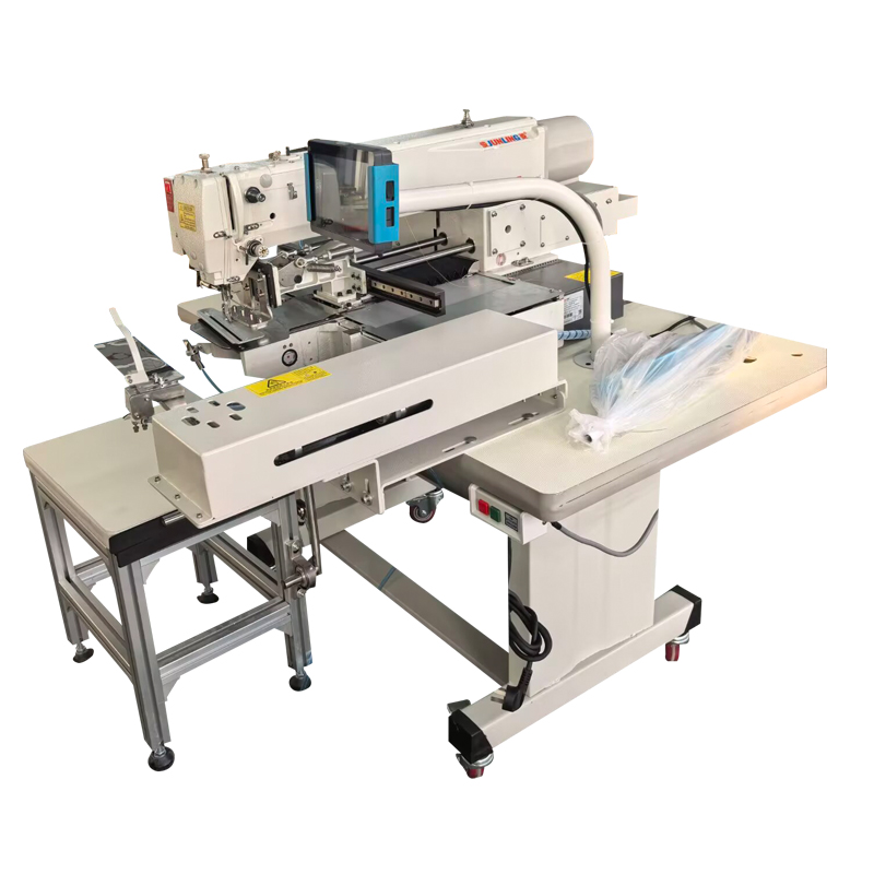 Fully automatic pants space-saving machine