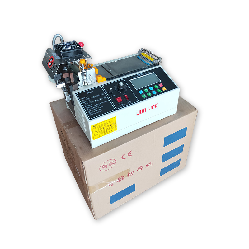 Single hot press double feeding cutting band machine