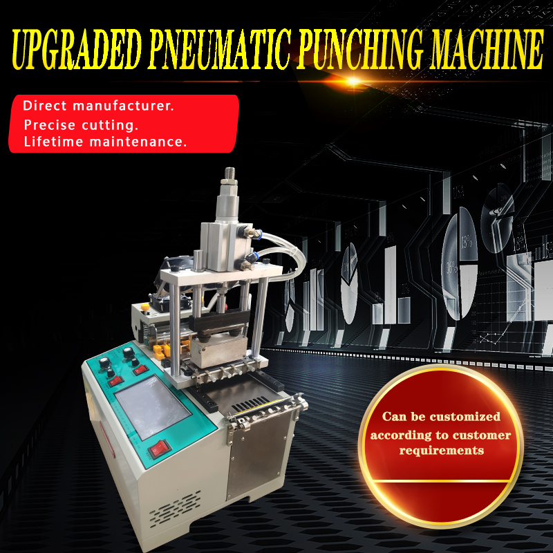 Pneumatic punching and cutting machine
