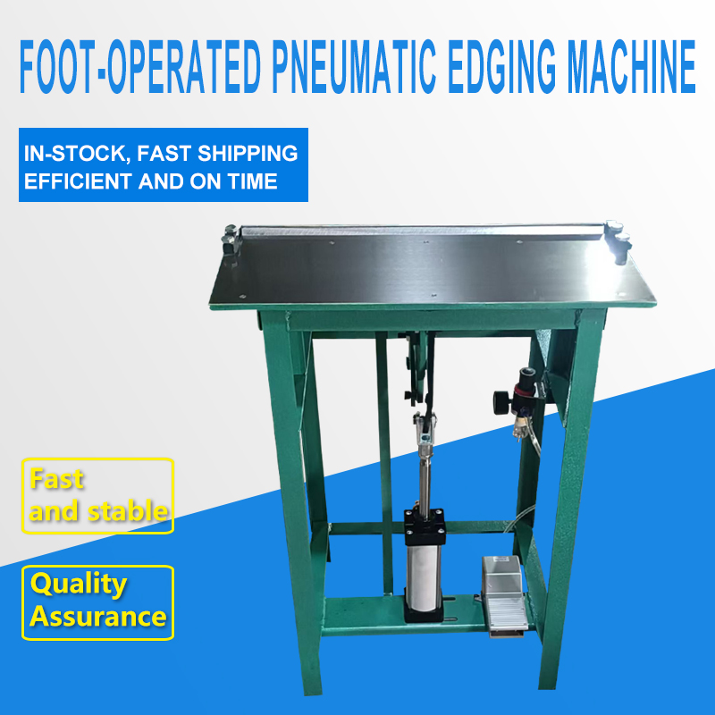 Foot-operated pneumatic hemming machine
